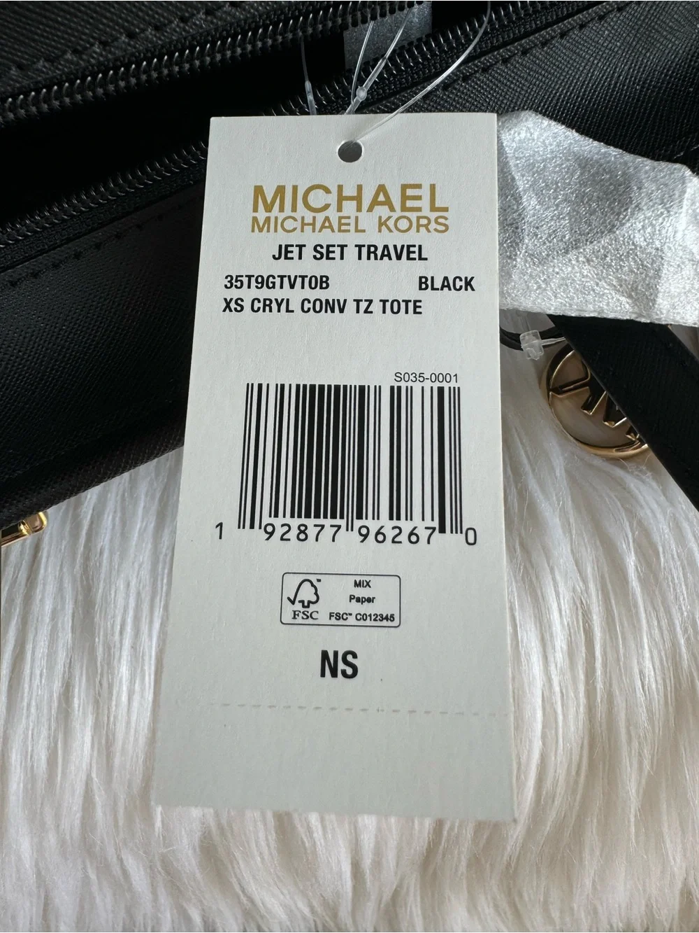 Michael Kors Jet Set xs Logo Tote Bag in Black